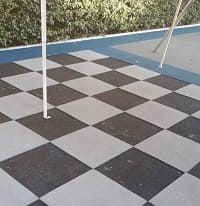 کفپوش درجاریز طرح شطرنجی کد 002